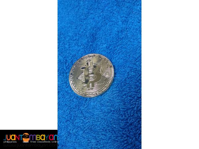 Gold Plated Bitcoin Collectible Coin