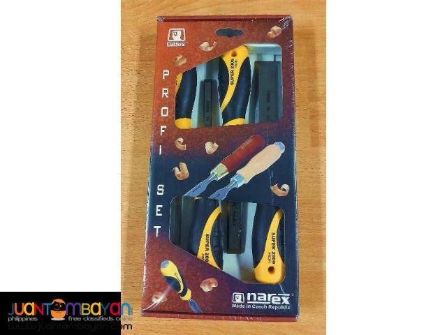 Narex 860601 Profi 4 pc Woodworking Chisels ( 8, 10, 16, 32 mm )