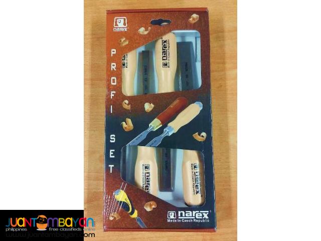 Narex 863010 Profi 4 pc Woodworking Chisels ( 6, 12, 20, 26 mm )