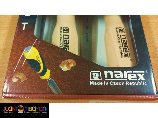Narex 863010 Profi 4 pc Woodworking Chisels ( 6, 12, 20, 26 mm )