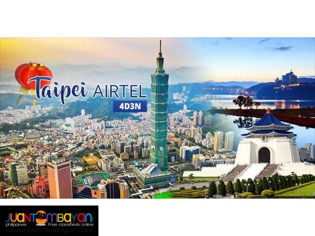 4DAYS TAIWAN PACKAGE FOR AS LOW AS PHP 18,388