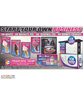 Ice Cream Deluxe Food Cart Franchise Business