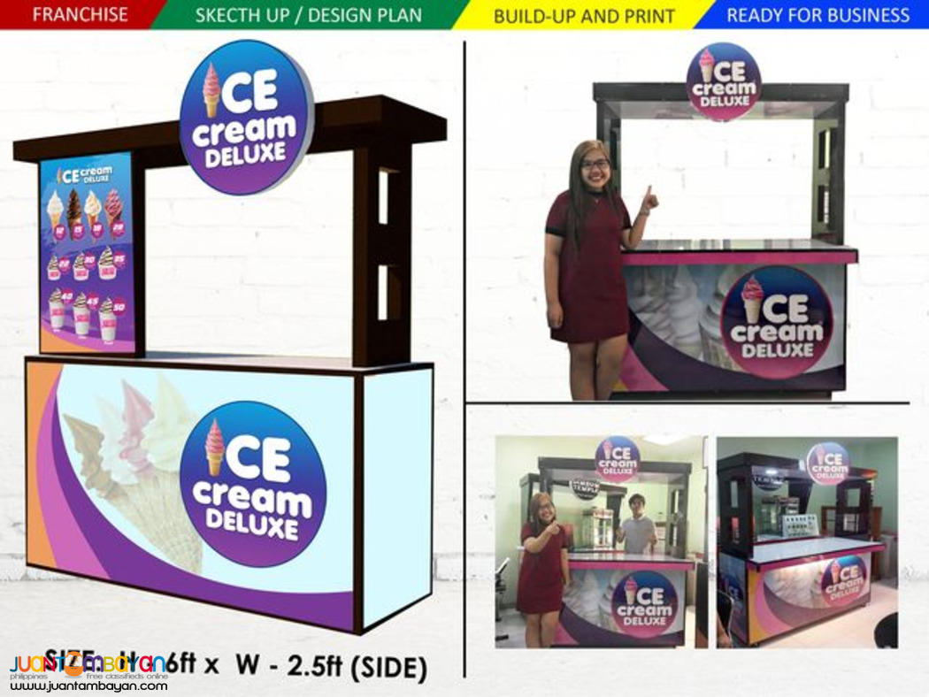 Ice Cream Deluxe Food Cart Franchise Business