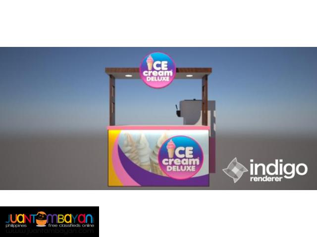 Ice Cream Deluxe Food Cart Franchise Business