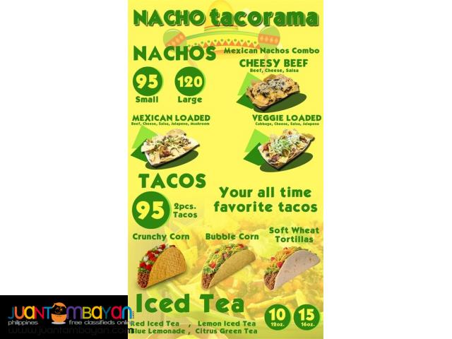 Nacho Tacorama Food Cart Franchise Business