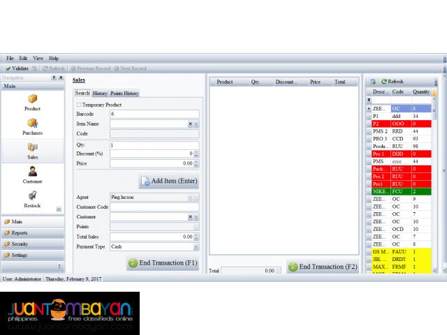 Inventory and Sales System for Autoparts (Software)
