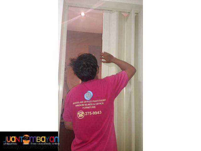 Pvc Accordion Folding Door