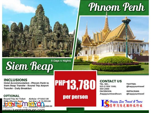 5D4N Siem Reap + Phnom Penh Package