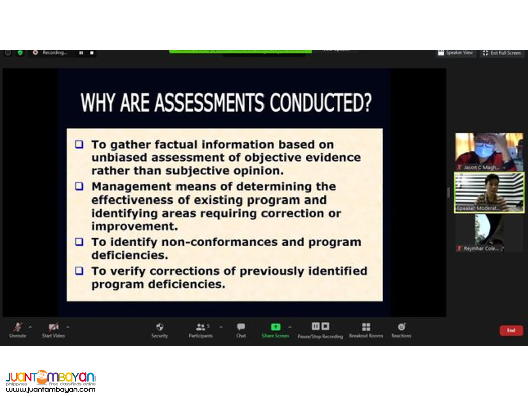 Online SO3 Safety Officer 3 Training Online DOLE Training SPA Training