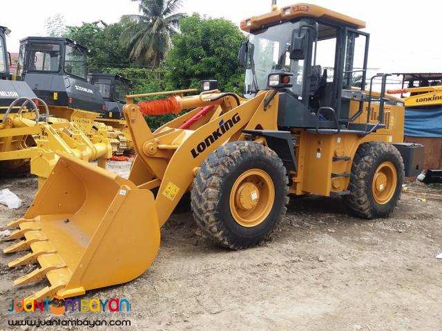 3.5 tons Wheel loader 1.7 cubic lonking Brand new