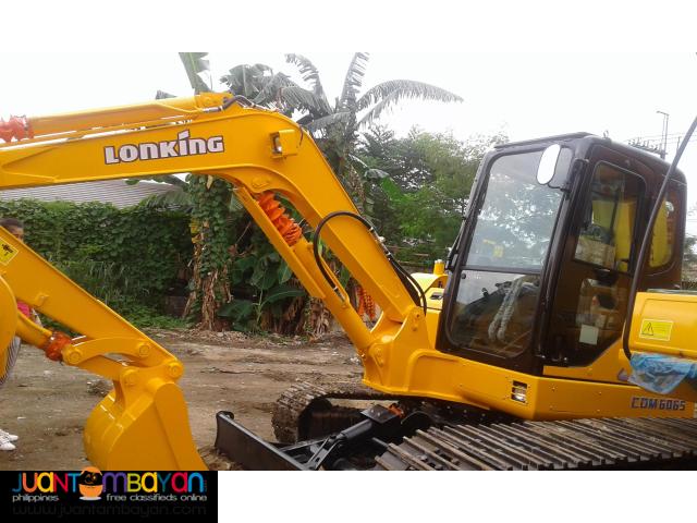 CDM6065 Lonking Hydraulic Excavator / Backhoe 1/4 Bucket Size New