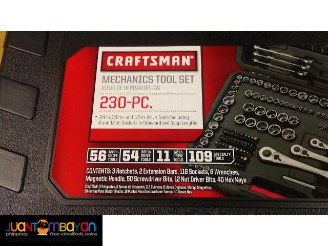Craftsman 50230 230-piece Inch and Metric Mechanic's Tool Set