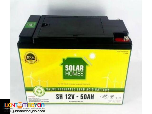 50AH Solarhomes Deep Cycle VRLA Lead Acid Battery