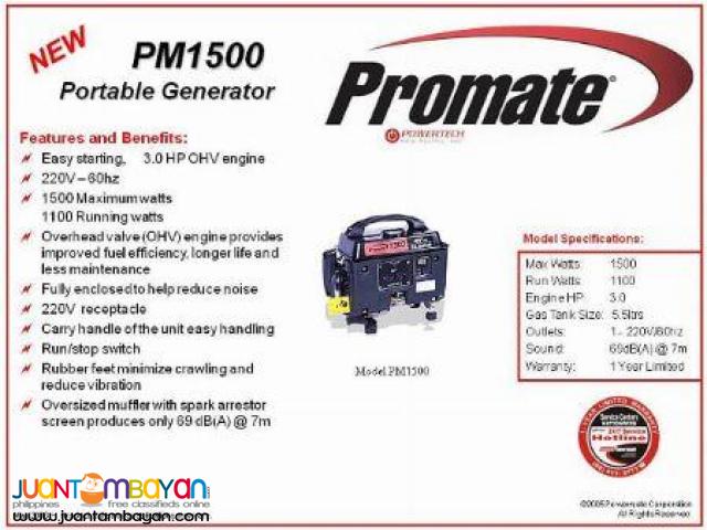 SALE - Promate PH1500 Portable Gasoline Generators