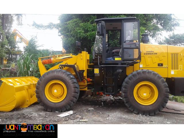 CDM843 Lonking Wheel Loader 2.3cbm Bucket Size New