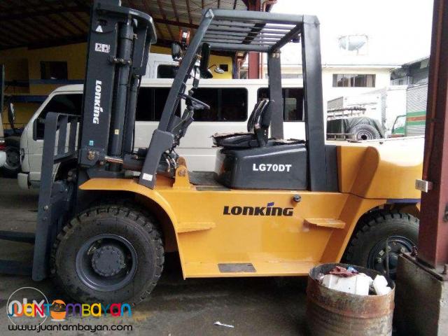 Lonking LG70DT Diesel Forklift Brand New