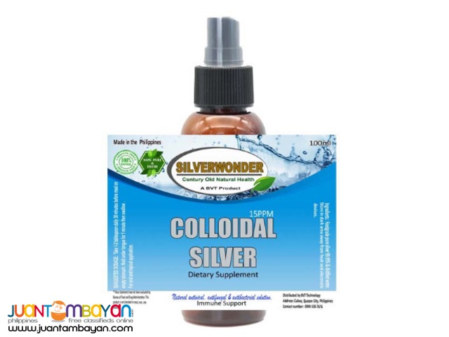 100ml Silverwonder Colloidal Silver for Lung Infection