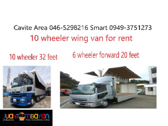 wing van truck boom truck for rent 10 wheeler drop side rental