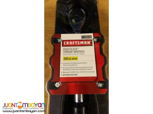 Craftsman 13918 3/8-inch Drive Digi-Click Torque Wrench