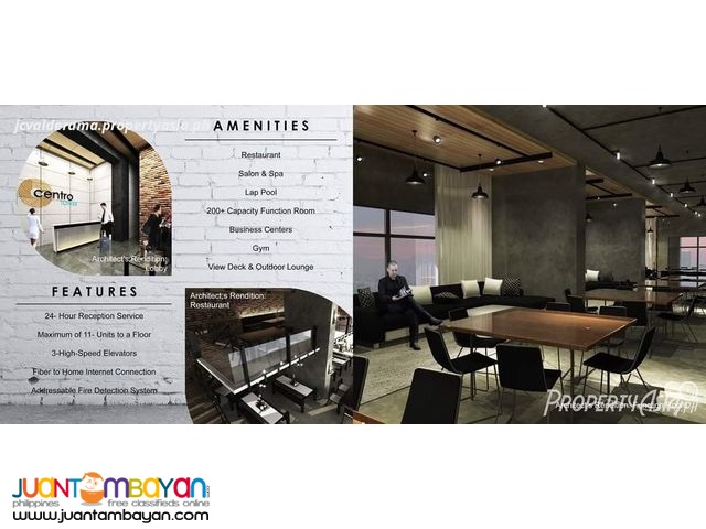 2 BEDROOMS FOR SALE IN CUBAO CENTRO TOWER IN QUEZON CITY