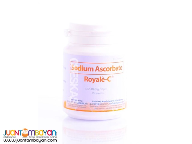 Royale C Vitamin C Sodium Ascorbate 500mg x 30 capsules