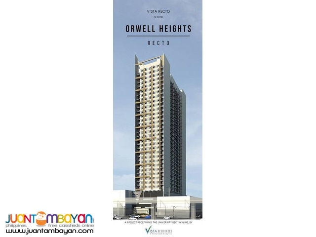Orwell Heights Pre-Selling Condo in Manila Near University Belt