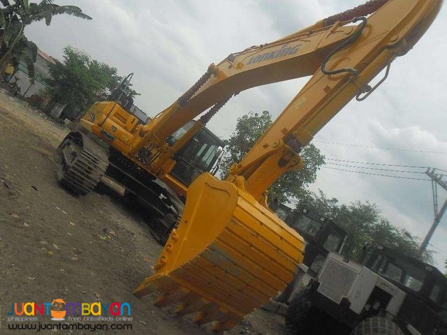 Lonking CDM6365 Hydraulic Excavator / Backhoe 1.6cbm Bucket Size