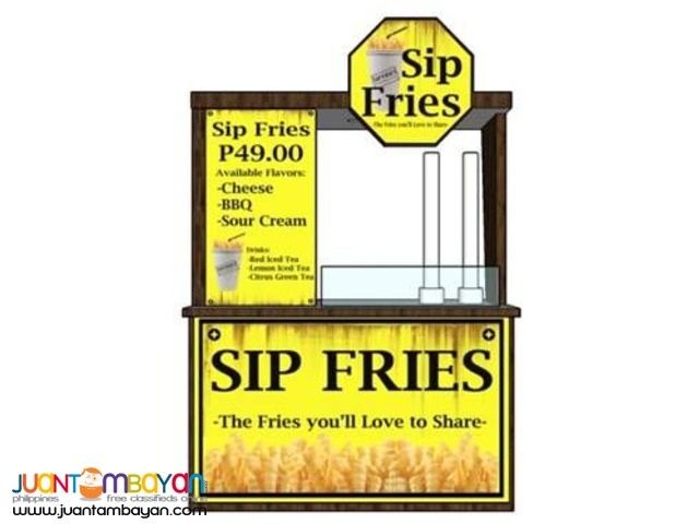 Sip Fries Food Cart Franchise 2018 0917-1254451/0939-9163425