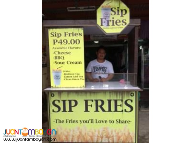 Sip Fries Food Cart Franchise 2018 0917-1254451/0939-9163425