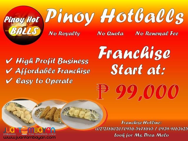 Pinoy Hot Balls Cart Franchise 2018 0939-9163425/0917-1254451