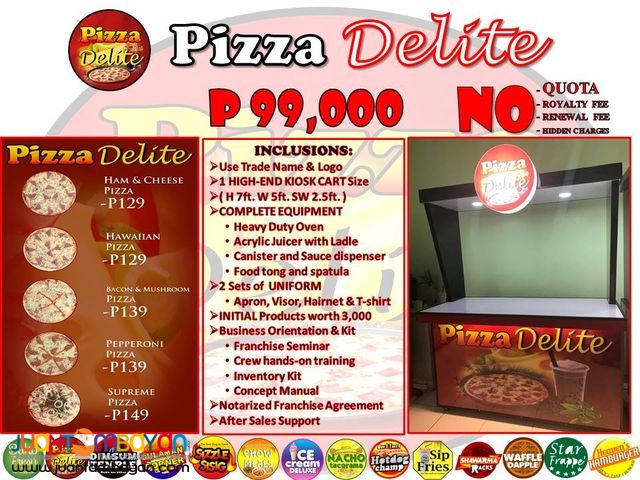 Food Cart Franchise: Pizza Delite