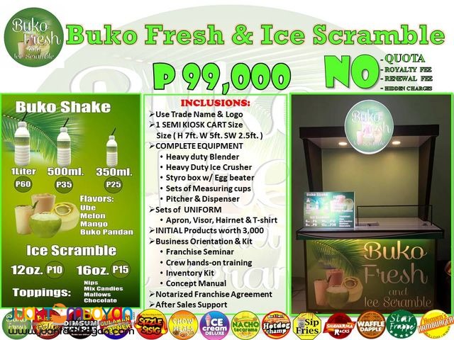 Food Cart: Buko Fresh and Ice Scramble