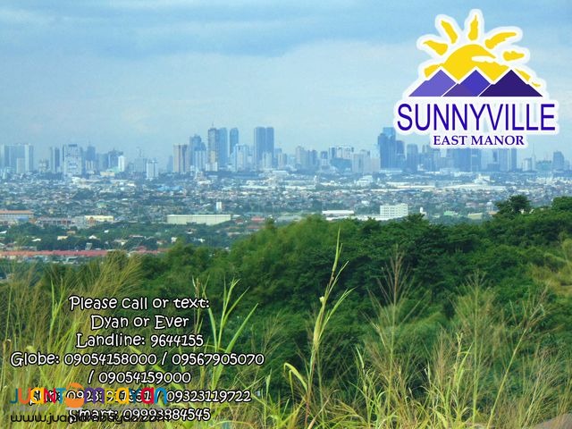 Sunnyville East Manor Lot for Sale near Taguig Makati