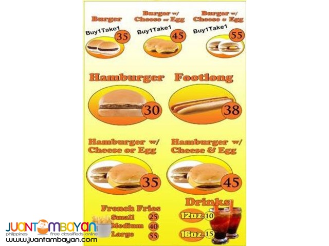 Heaven's Hamburger Franchising Cart 0939-9163425/0917-1254451