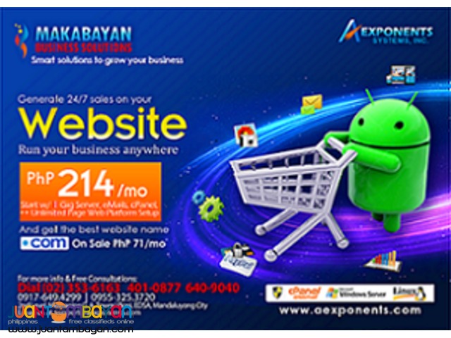 Website Online Store 6240 per year