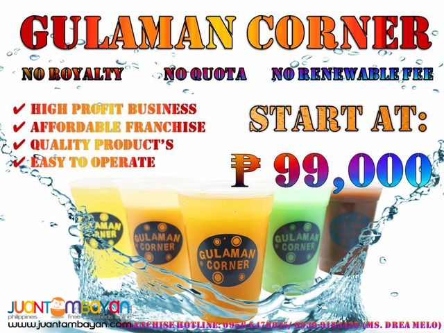 Palamig Business: Gulaman Corner Franchising Cart