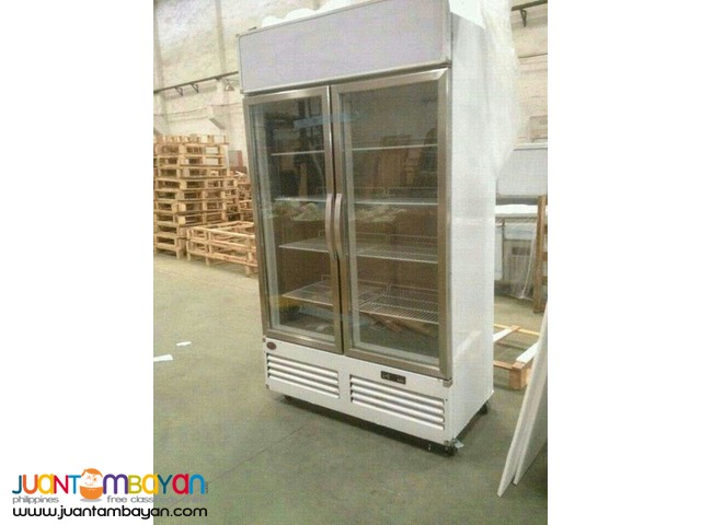 2 DOOR UPRIGHT DISPLAY FREEZER    