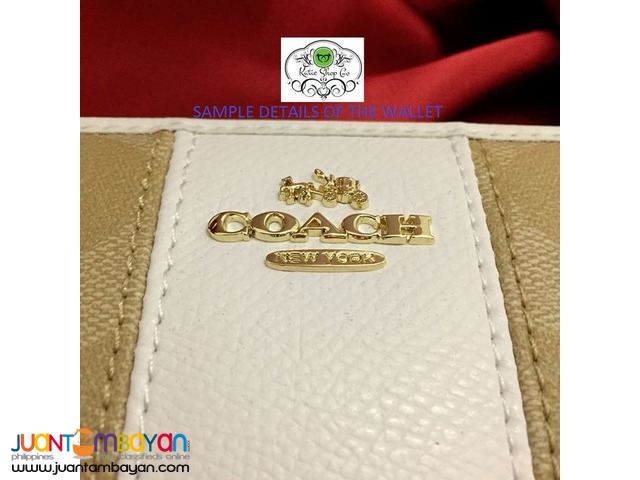 COACH WALLET - COACH LEATHER WALLET - AUTHENTIC QUALITY