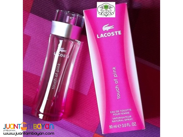 AUTHENTIC PERFUME - Lacoste Touch of Pink 90ML 