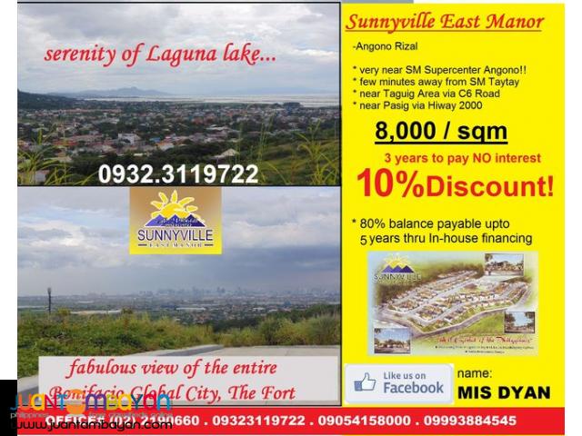 Greenwoods Hulugan Lot for Sale in Pasig