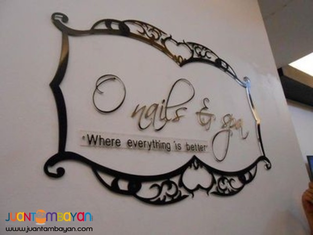 Acrylic signage maker