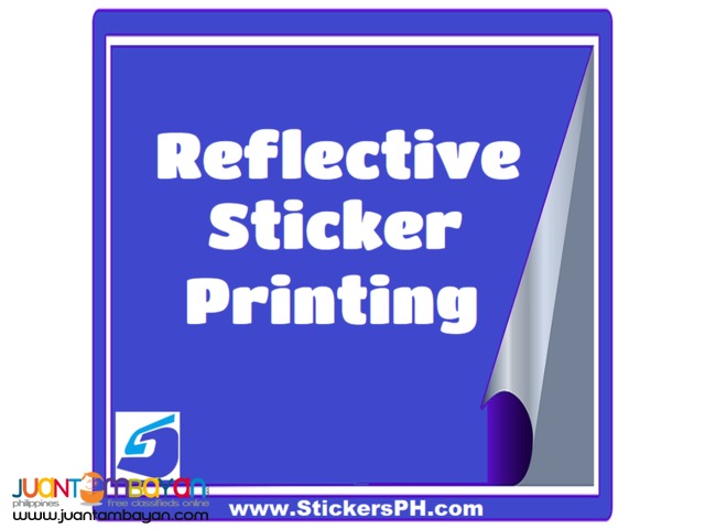 reflectorized sticker printing