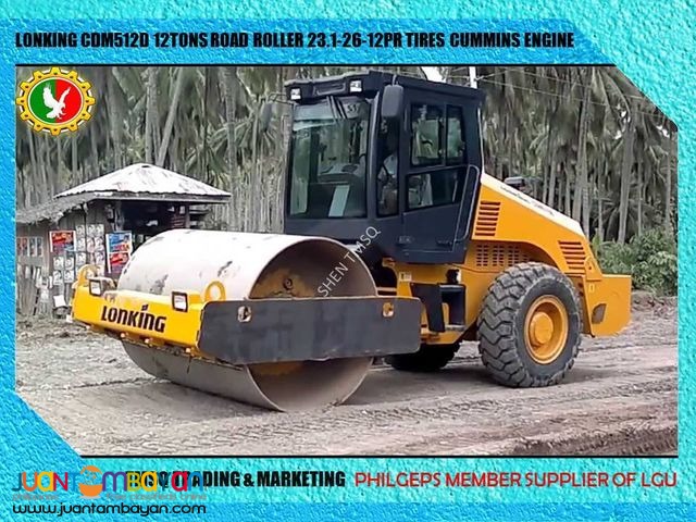 CDM512D Lonking Road Roller / Pizon 12Tons New