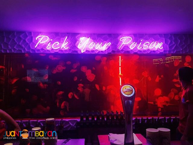 neon, 3D build up letters, signage maker, sticker printing