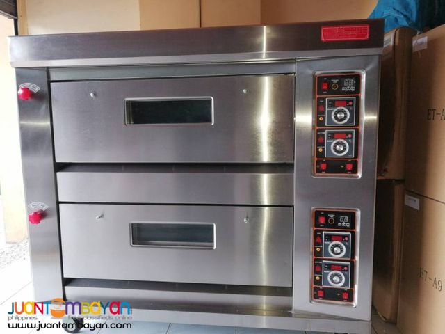 2 DECK OVEN (4 TRAY GAS OVEN)   