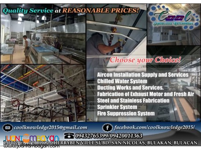 Ducting--Chilled Water--Fire Suppression etc. Bulacan