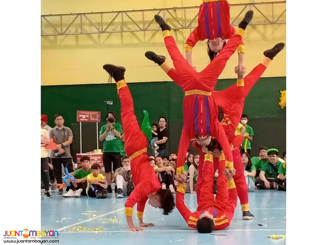 Circus, party, performers, acrobatics show