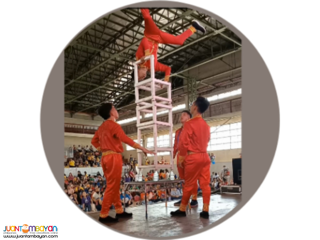 Circus, party, performers, acrobatics show