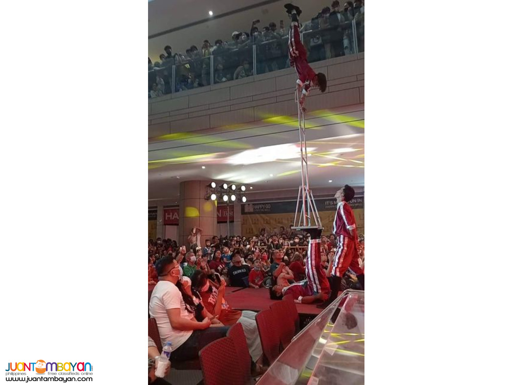 Circus, party, performers, acrobatics show