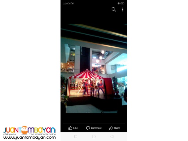Circus, party, performers, acrobatics show